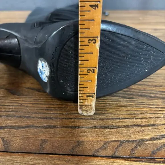 Via Spiga Black Leather Knee High Heeled Boots Women’s Size 7.5 - Picture 7 of 12